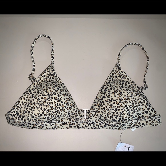 Medium women’s cheetah print bathing suit (top) - Picture 1 of 2